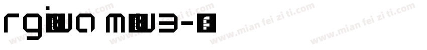 RGothIWA Md V3字体转换